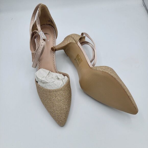 Journee Collection Women's Kalani Faux Suede Dress Heels Evening Women's Size 8 - Picture 5 of 7